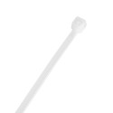 Opaski zaciskowe 2.5 x 100 mm, 100 szt., białe