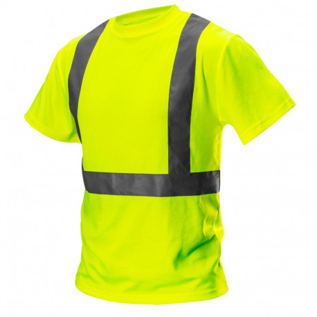 Hoiatus T-särk, kollane, suurus XXL