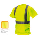 T-shirt ostrzegawczy, żółty, rozmiar XL
