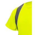 T-shirt ostrzegawczy, żółty, rozmiar L