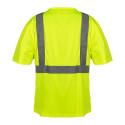 T-shirt ostrzegawczy, żółty, rozmiar L