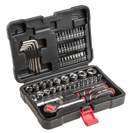 Sokivõtmete komplekt 1/4" 3/8" 63szt.