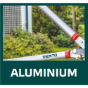 Sekator do gałęzi kowadełkowy 710 mm, średnica cięcia 42 mm, uchwyty aluminiowe