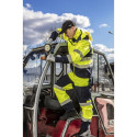 Spodnie robocze ostrzegawcze softshell, żółte, rozmiar XL