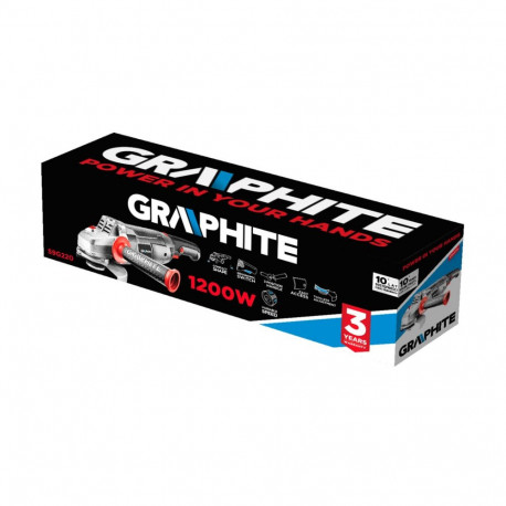 Nurklihvija 1200W, ketas 125 x 22.2 mm, pöörded 3000-11000 min⁻¹