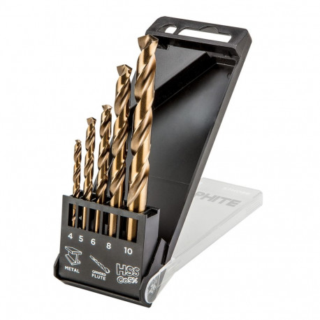 HSS-Co metallipuurid 4,0–10 mm, 5 tk