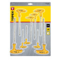 Klucze Torx typu "T" T10-T50, zestaw 9 szt.