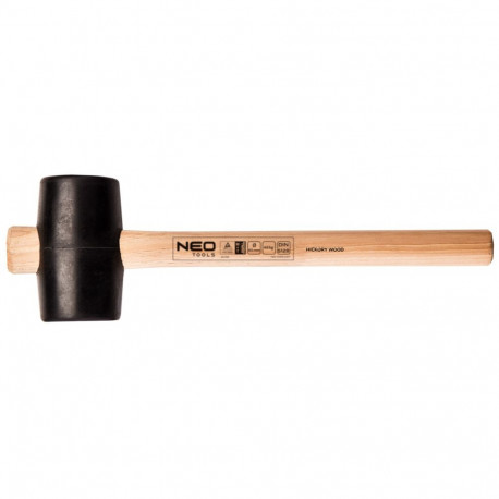 kummist haamer 65 mm, 425 g, hikkorist vars