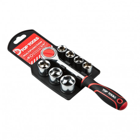 3/8" padrunvõtmete komplekt, 8 tk