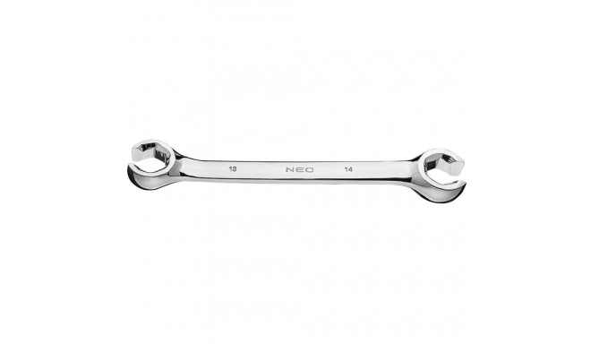Klucz oczkowy półotwarty 13 x 14 mm