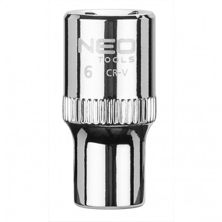 Kuuskantpadrun 1/4", 6 mm, superlock (5 tk.)