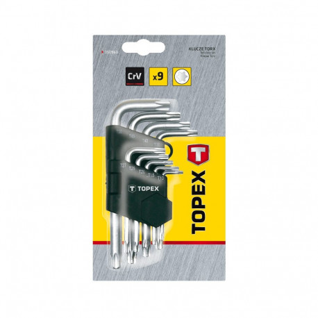Torx võtmed T10-T50, komplekt 9 tk.