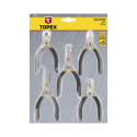 Szczypce precyzyjne, zestaw 5 szt.