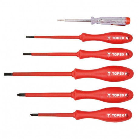 Wkrętaki 1000V, komplekt 6 tk