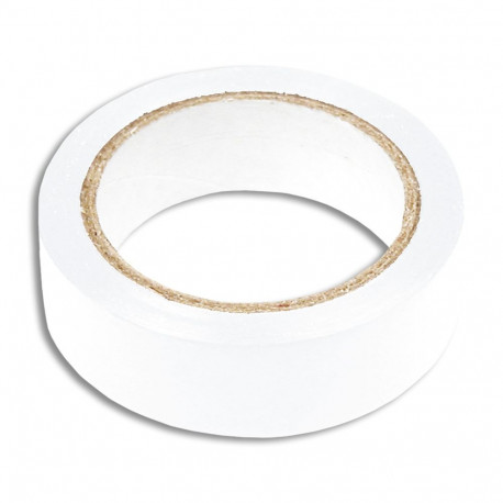 Taśma izolacyjna 10 m x 19 mm, biała (10 tk.)