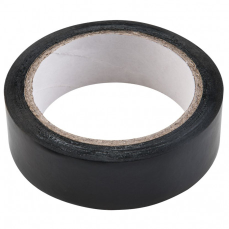 Isolatsiooniteip 10 m x 19 mm, must