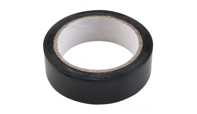 Isolatsiooniteip 10 m x 19 mm, must