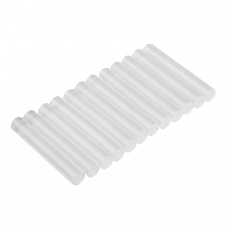 Kuumliimipulgad 8 mm, läbipaistvad, 12 tk (5 tk)