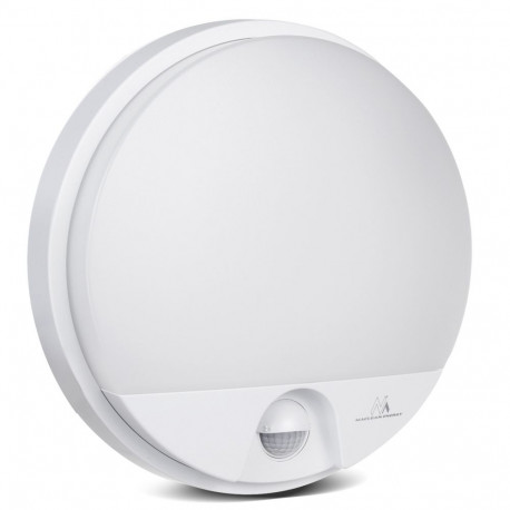 Lampa LED liikumisanduriga Maclean, PIR-andur, valge, 15W, IP54, 1100lm, neutraalne valgus, MCE291 W