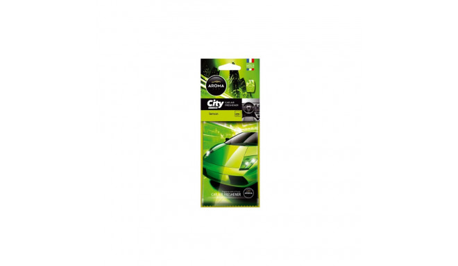 Odświeżacz powietrza aroma car city card lemon