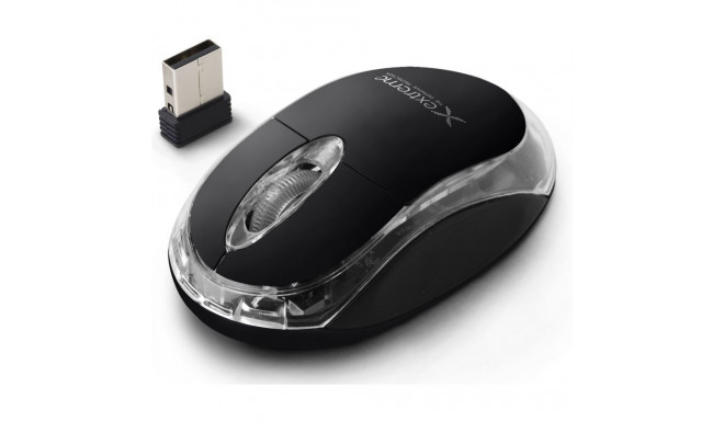 XM105K Extreme juhtmevaba 2.4ghz 3d optiline usb harrier must hiir