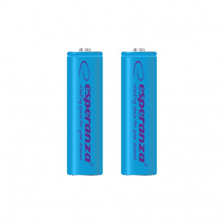EZA103B Esperanza akumulatorki ni-mh aa 2000mah 2szt. niebieskie