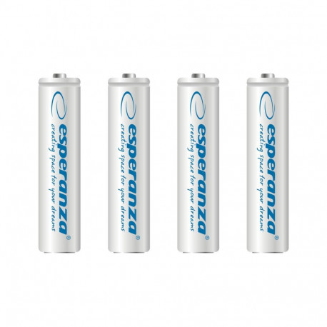 EZA102W Esperanza ni-mh aaa 1000mah 4tk valged akud