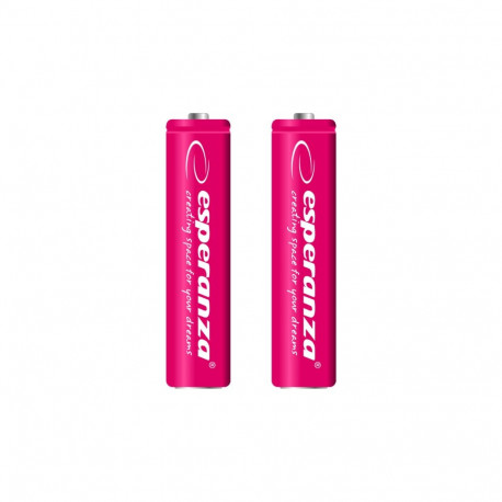 EZA101R Esperanza punased Ni-MH AAA 1000mAh akud 2 tk
