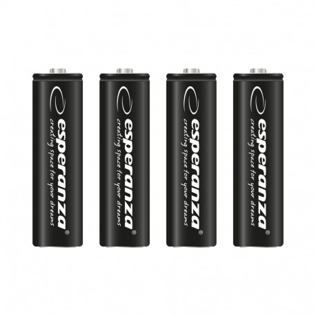 EZA106 Esperanza akumulatorki ni-mh aa high-capacity 2600mah 4szt czarne
