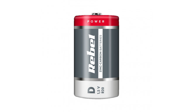 Tsink-süsinik patareid REBEL R20 (2 tk.)