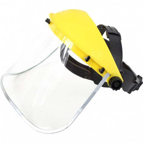 Polükarbonaadist visiir äärega, CE, lahti