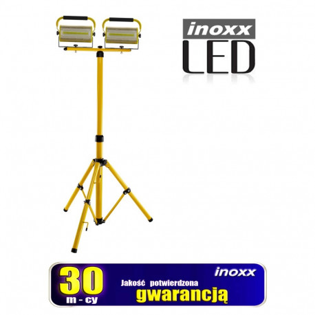 Naświetlacz przenośny led 100w x2 + statyw teleskopowy 160cm