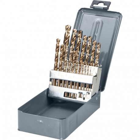 Wiertła do metalu hss-co din338 szlif.szt.25(1-13mm) proline