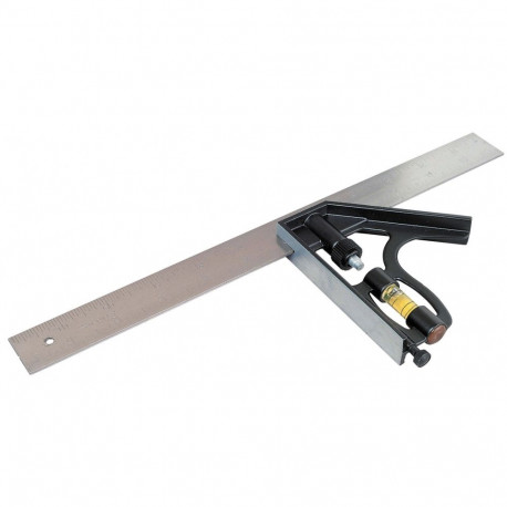 universaalne 300mm/12" metallkorpusega nurgik libellaga