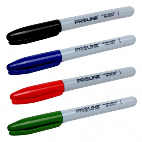 Marker perm."okrągły", 4 rodzaje kolorów, proline (45 tk.)