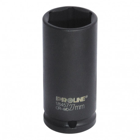 Nasadka udarowa 6-kątna wydłużona, cr-mo 3/4" 21 mm proline