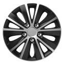 Kołpak rapide nc 15" silver&black (czarno-srebrny) ze śrubami chrom