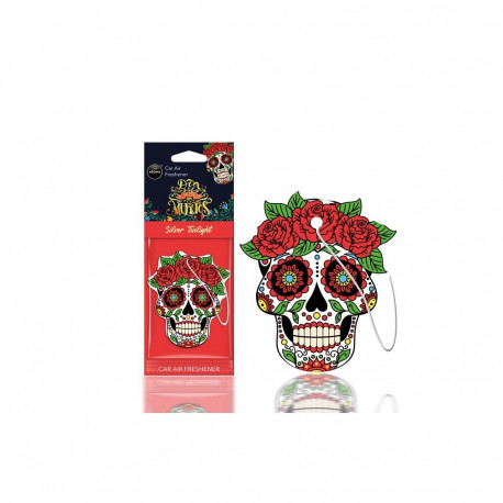 Muertos õhuvärskendaja tätoveering, hõbedane