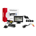 Zestaw czujników parkowania tft01 4,3" z kamerą hd-301-ir 4 sensory czarne