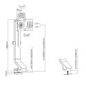 Uchwyt biurkowy do monitora Maclean, uniwersalny, 17"-32", 8kg, MC-853