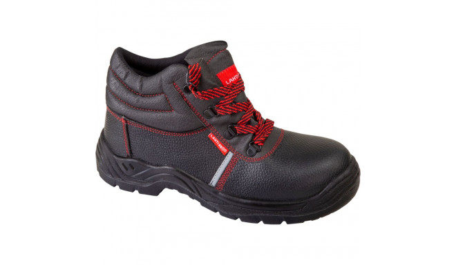 Trzewiki skórzane czarne, s1 fo sr, "47", ce, lahti