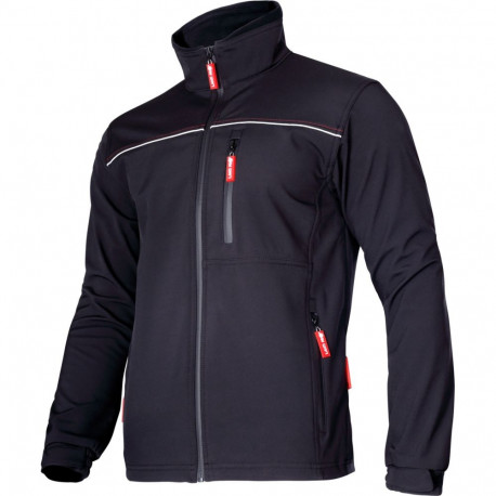Kurtka softshell, czarna, rozm. 3xl, ce, lahti