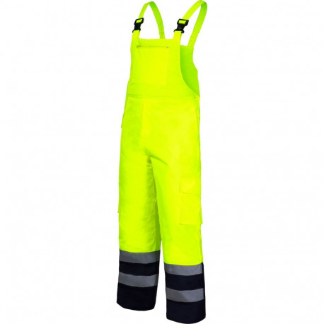 Soojustatud hoiatuspüksid, kollased, "2xl", CE