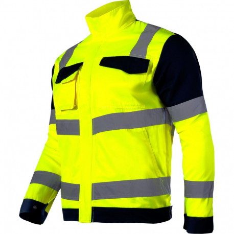 Tööohutusjope premium 2XL CE lahti, kollane