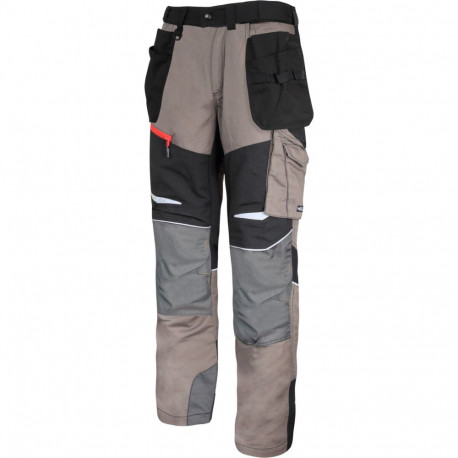 khaki-mustad stretch-paneelidega püksid, "m", ce, lahti