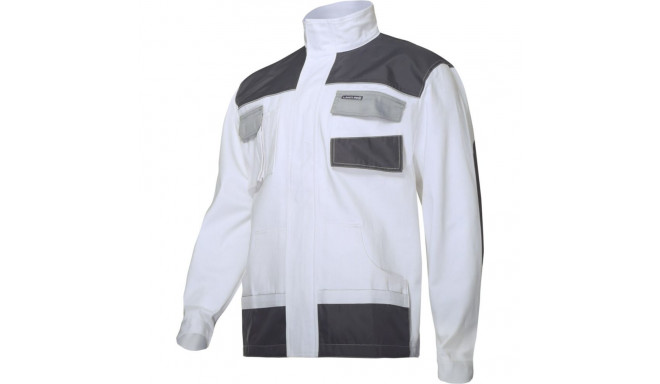 Bluza biało-szara 100% bawełna, "l (52)", ce, lahti