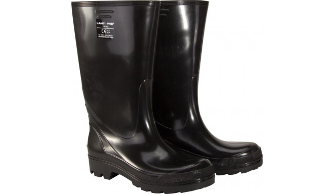 meeste mustad kõrged PVC kummikud, suurus 44, CE, lahti