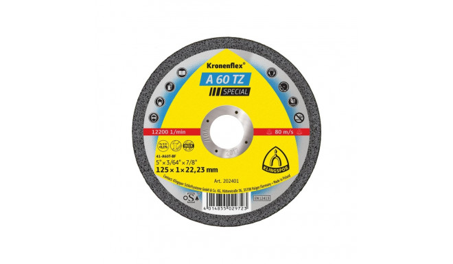 Tarcza do cięcia-st.kw.a60tzspec.125*1,0*22 pł.szt.1(45464a)