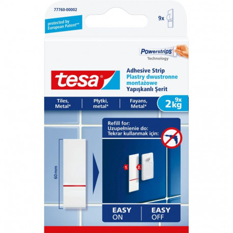 paigaldusplaastrid 9 tk kuni 2 kg plaatidele (77760-00007-00)