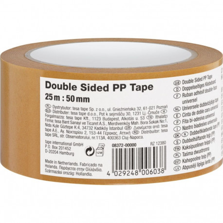 kahepoolne pp fp teip 25m:50mm